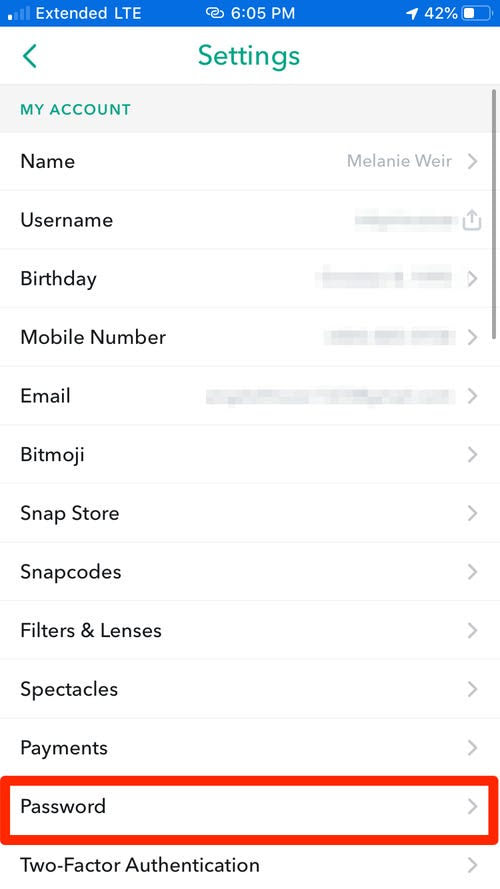 How To Change Snapchat Password Changing Snap Password